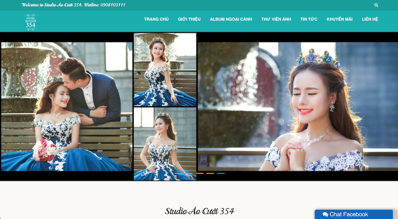 Website studio áo cưới 354